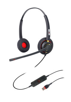 VoiceXpert VXH-500D проводная USB-гарнитура (2 динамика, USB-A, регулировка громкости, Mute) VoiceXpert VXH-500D проводная USB-гарнитура (2 динамика, USB-A, регулировка громкости, Mute)