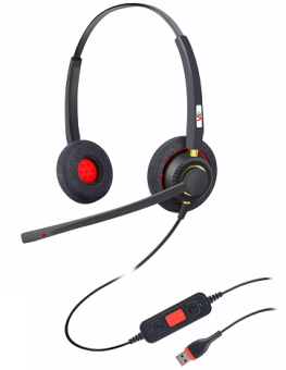 VoiceXpert VXH-550DM проводная USB-гарнитура с активным шумоподавлением (2 динамика, USB-A) VoiceXpert VXH-550DM проводная USB-гарнитура с активным шумоподавлением (2 динамика, USB-A)